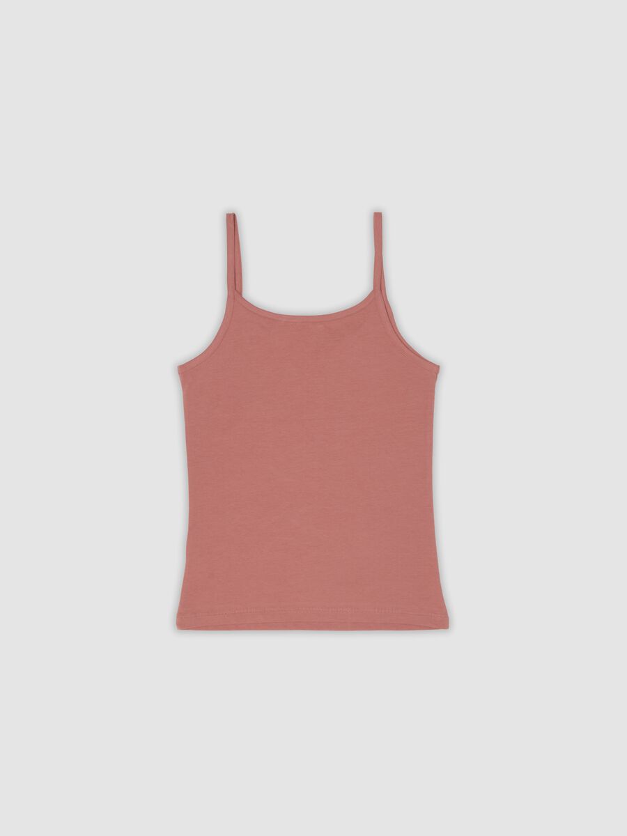 2-pack pink and white organic stretch cotton vests_5