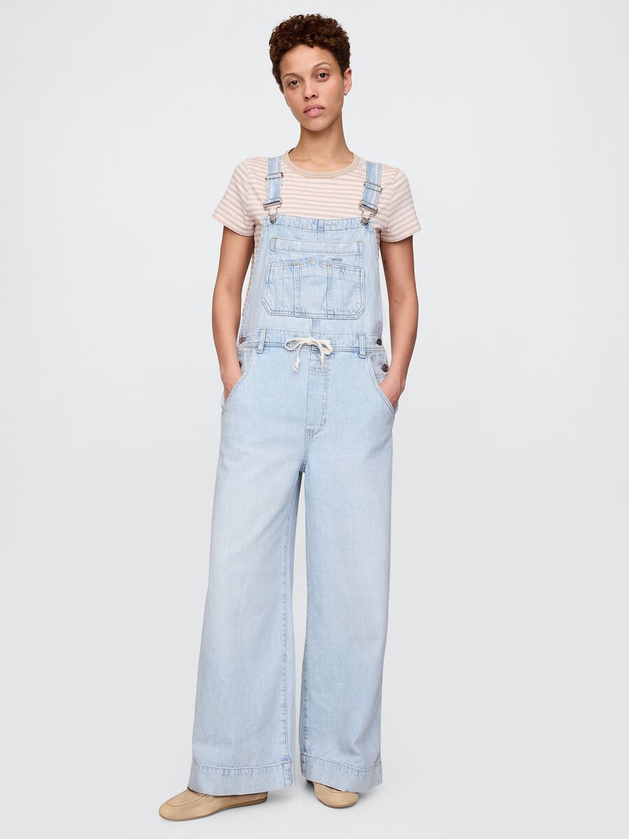Salopette denim chiaro Gap_0