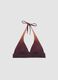 Brown stretch bikini top with ombr&eacute; effect_4