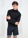 Technical Half-Zip Sweater &ndash; Fitted Black_1