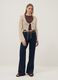 Pure Cotton Blue Denim Relaxed Fit Jogger Jeans_0