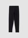 Girls&rsquo; black skinny-fit organic stretch cotton leggings_4
