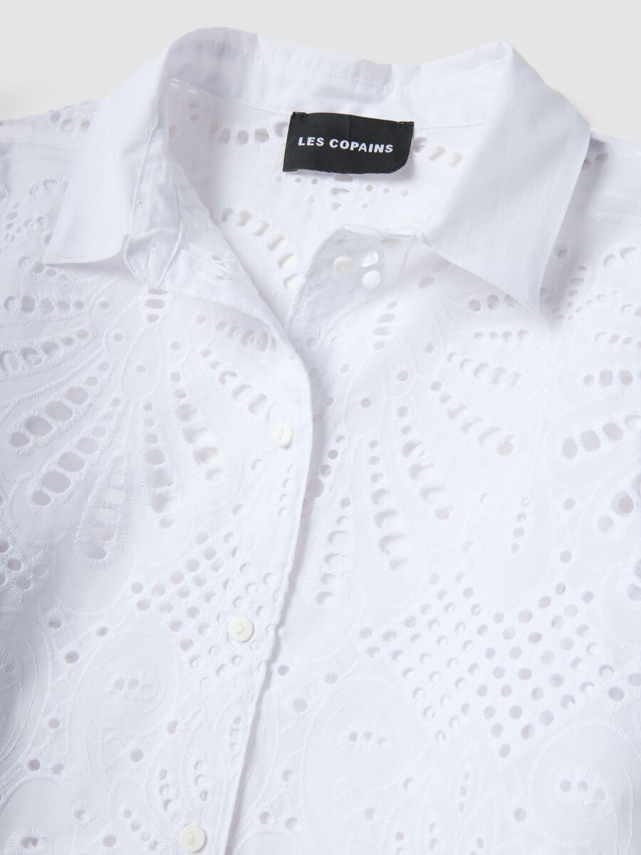 White pure cotton broderie anglaise shirt_5