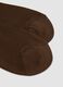 Long brown stretch viscose socks_2