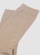 Beige ribbed stretch viscose socks_1