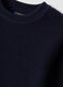Blue cotton-blend crew-neck knitted jumper_2