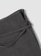 Grey stretch viscose mini skirt with belt_1