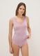 Pink regular fit vest with lace_1