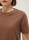 Brown pure cotton relaxed fit t-shirt_4