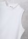 Mock Neck Tank Top White_6