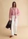 Pink regular fit blouse with buttons_1