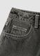 Grey pure cotton skater-fit shorts for boys_3