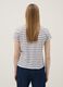 Regular-fit multicolour striped pure cotton short-sleeve T-shirt_3