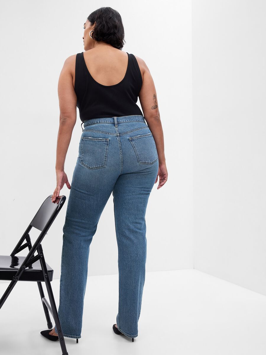 Straight-fit, high-rise jeans_4
