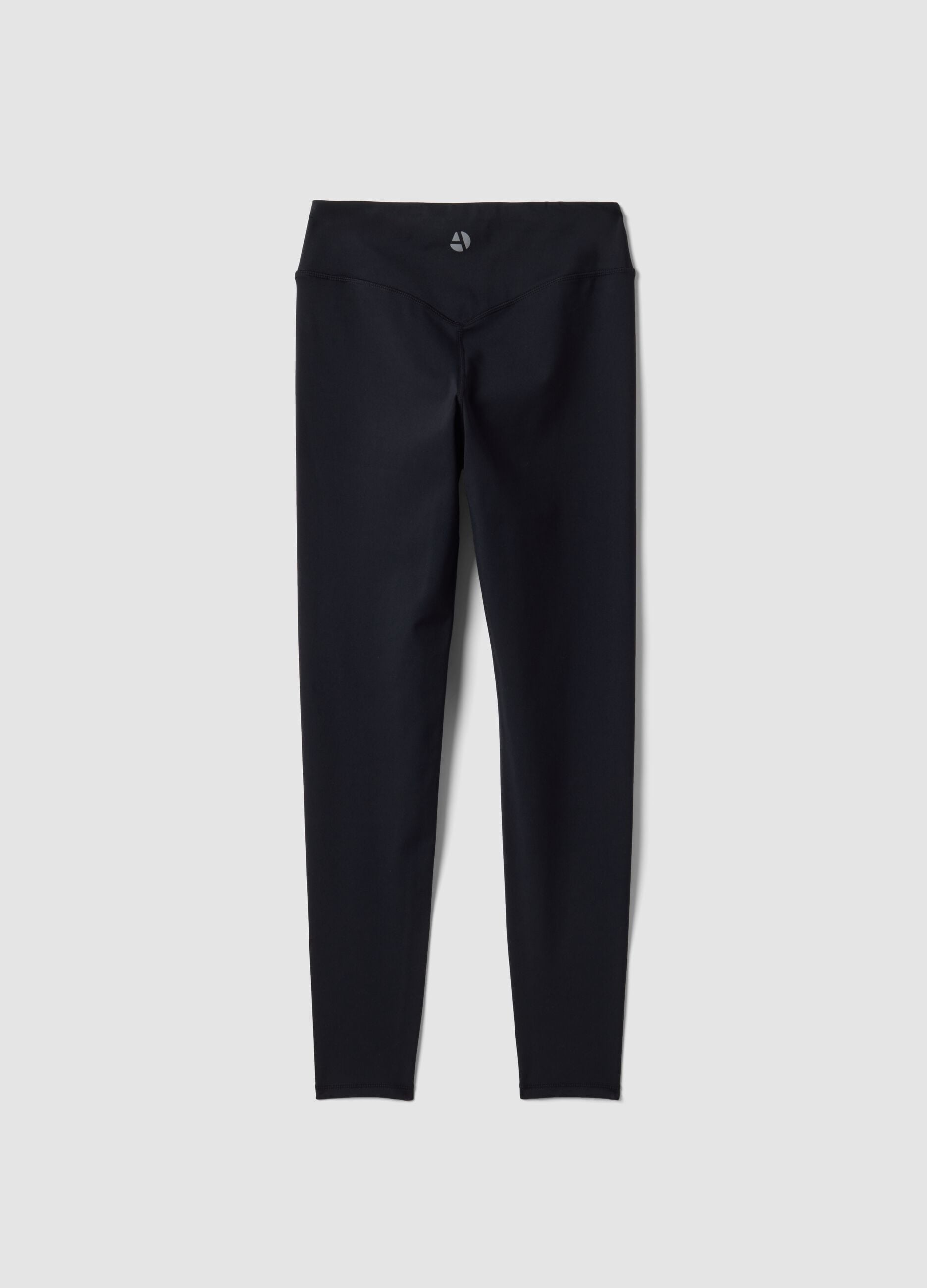 Black high-waisted breathable stretch leggings ALTAVIA STUDIO