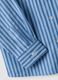 Blue striped pure cotton regular-fit shirt for boys_2