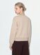 Beige cotton-blend crew-neck sweatshirt with teddy print_2