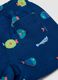 Blue fish-print boxer swim shorts for baby boys_3