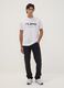 White pure cotton crew-neck T-shirt with Jeep print_1