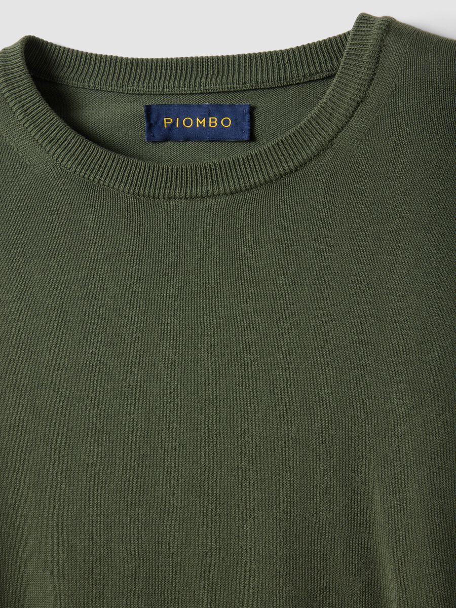 Green Pure Cotton Pullover_5