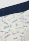 Pack of five multicoloured briefs in pure organic cotton with skate print_2