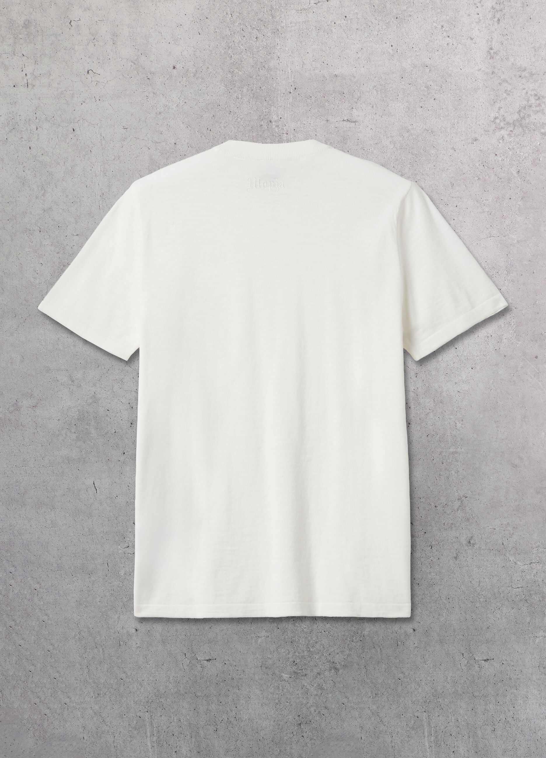 White Knit T-Shirt