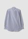 White striped cotton-blend shirt with easy-iron button-down collar_6