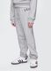 Grey boys' trousers in cotton blend_1