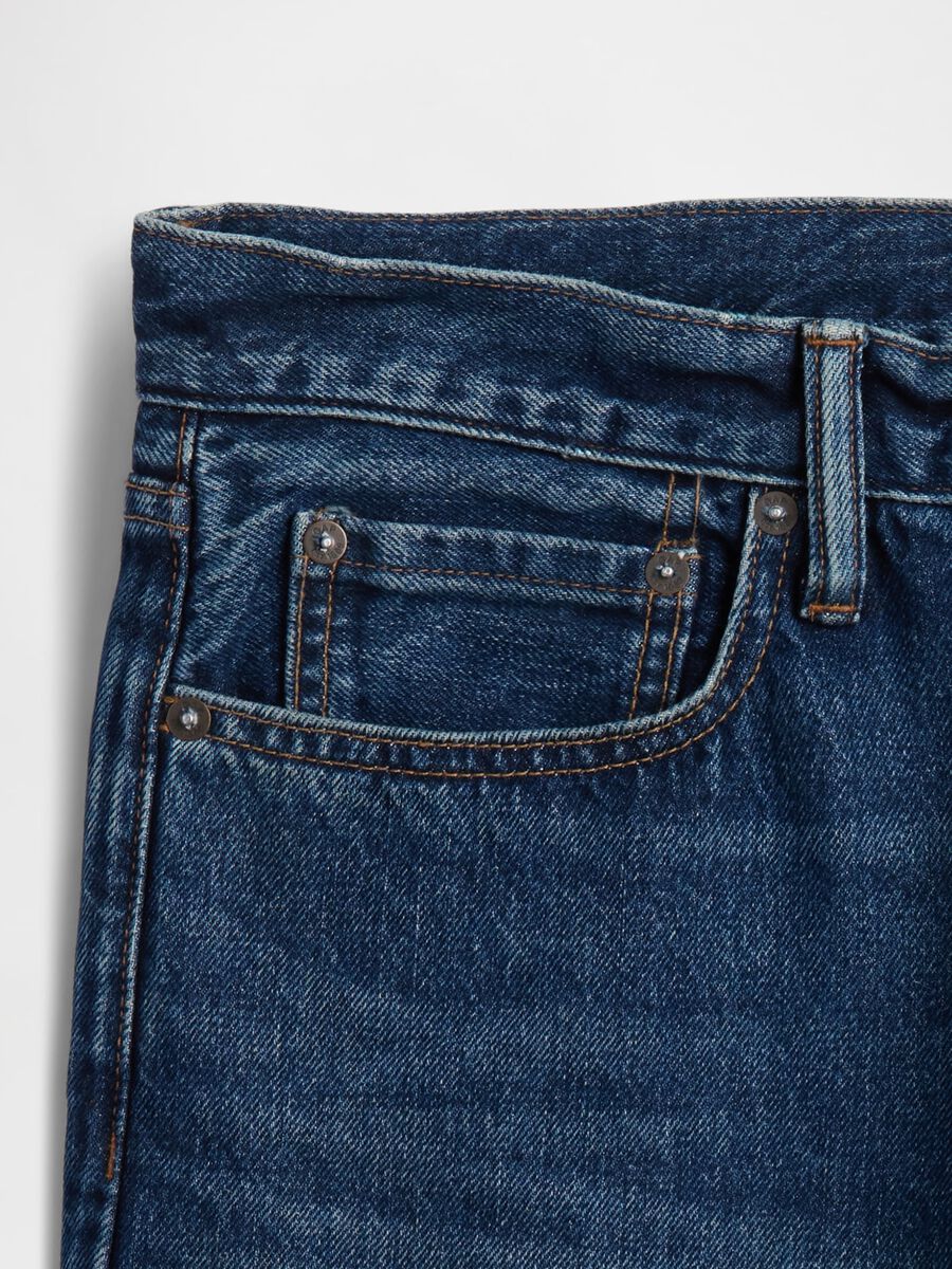 Regular Blue Denim Trousers_5