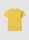Yellow pure cotton boys&rsquo; T-shirt with NYC print_1
