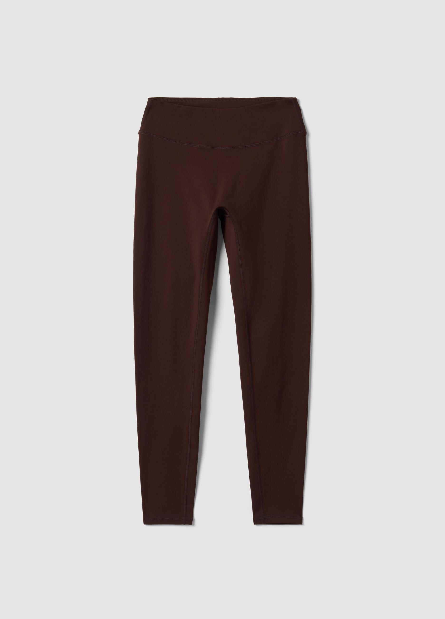 Brown high-waisted breathable stretch leggings ALTAVIA STUDIO