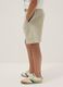 Beige cotton-blend shorts with elasticated waist_2