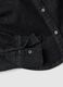 Black Stretch Cotton Long Sleeve Slim Fit Shirt_5