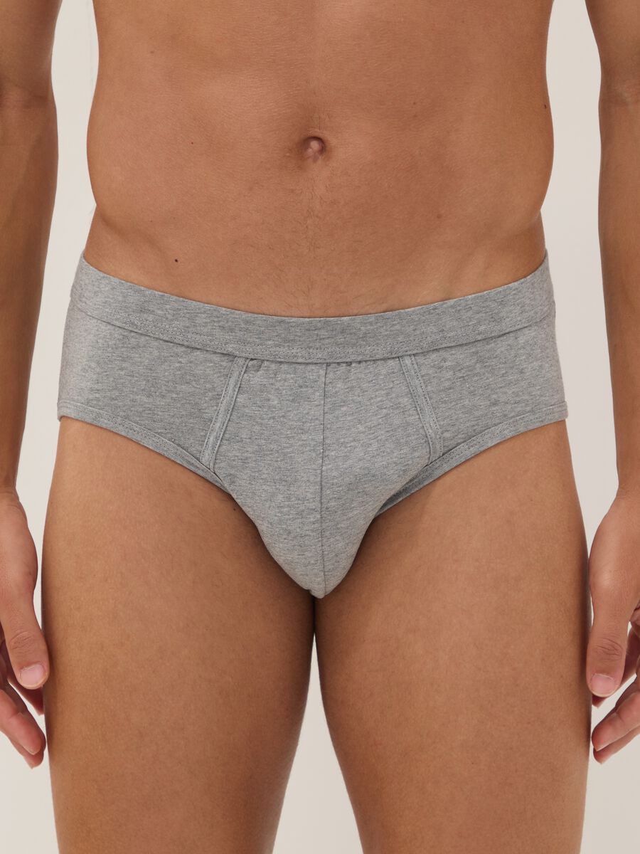 2-pack of grey Supima stretch cotton briefs_1