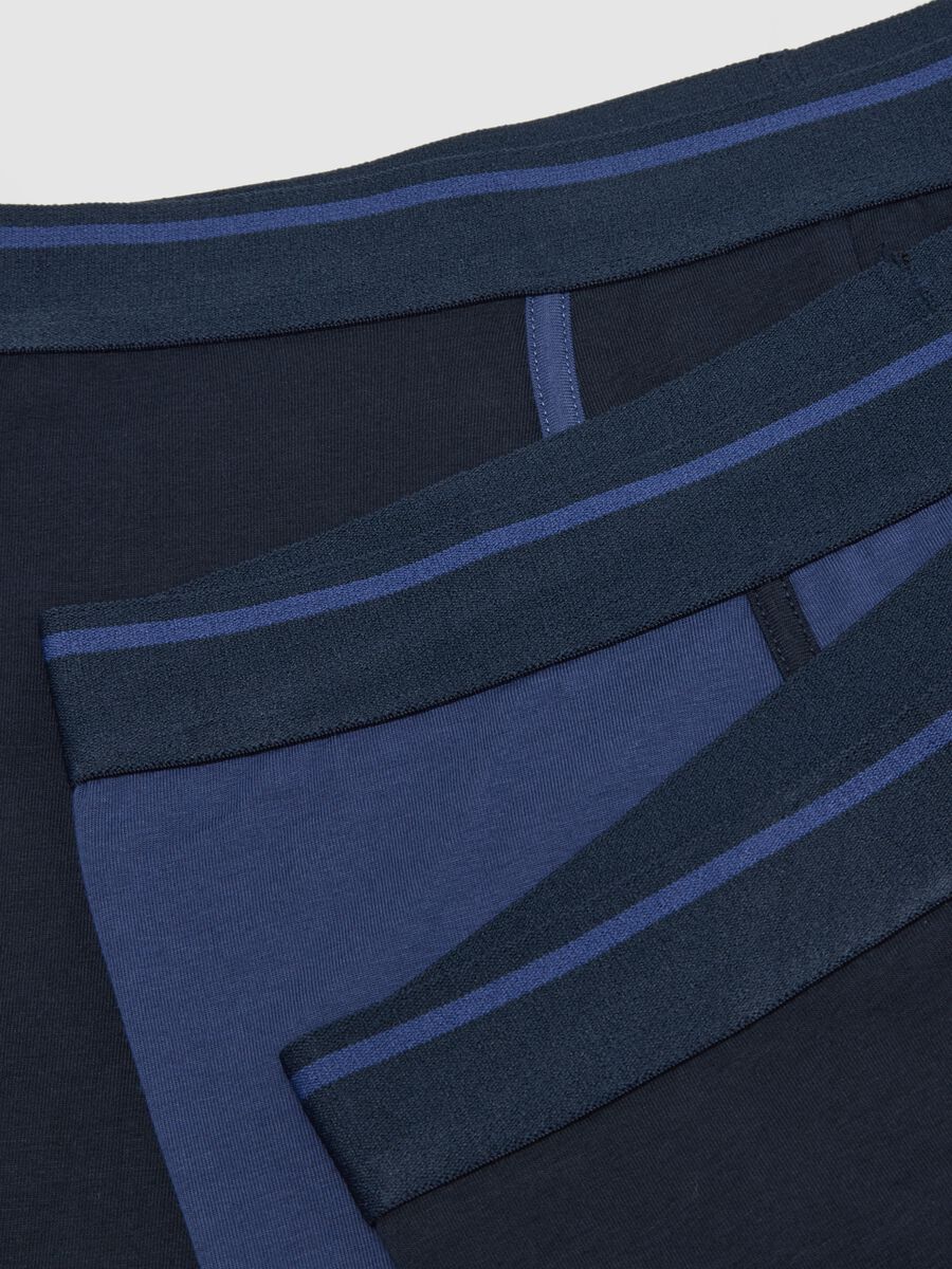 3-pack regular-fit blue stretch organic cotton midi boxer shorts_5