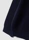 Blue cotton-blend crew-neck knitted jumper_3