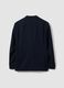 Blue stretch-viscose blazer with classic lapels_6