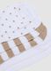 Multipack of seven beige no-show socks in stretch fabric_1