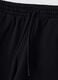 Black pure cotton joggers with elasticated waistband, oversized fit_5