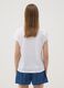 White pure cotton T-shirt with broderie anglaise detail, regular fit_2