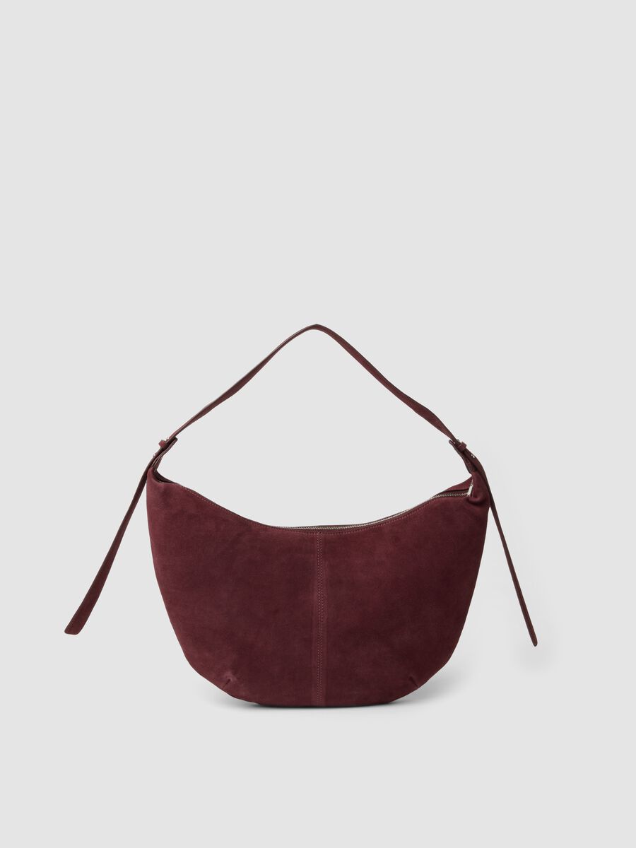 Borsa a spalla rossa in vera pelle_1