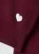 Red Viscose-Blend V-Neck Jumper, Regular Fit_1