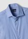 Light blue oxford shirt in pure double-twisted cotton, slim fit_1