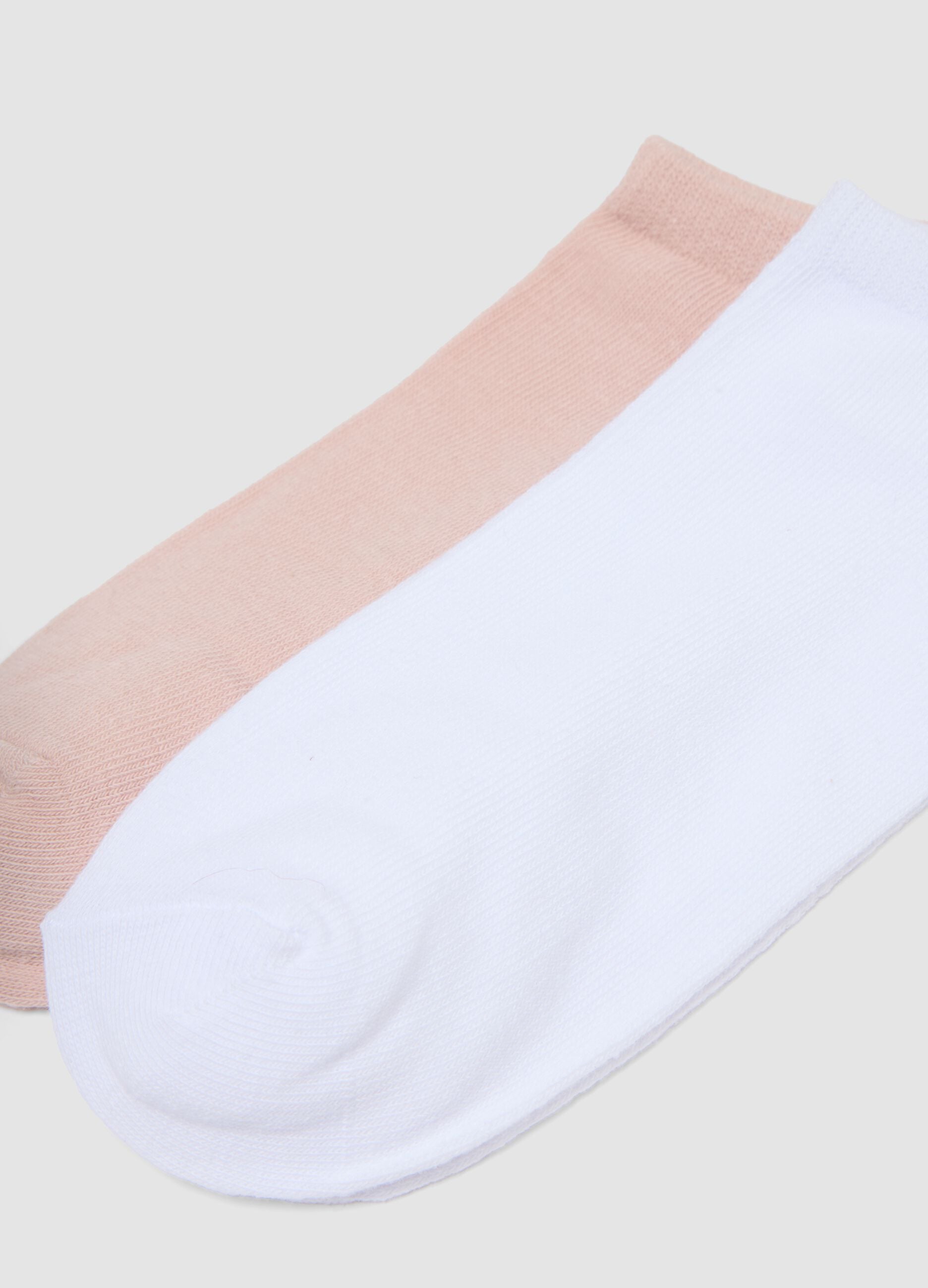 Three-pack of multicolour socks in organic cotton blend