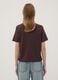 The Iconic Tee relaxed-fit brown pure cotton short-sleeve T-shirt_3