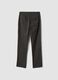Green cotton chino trousers, regular fit_2