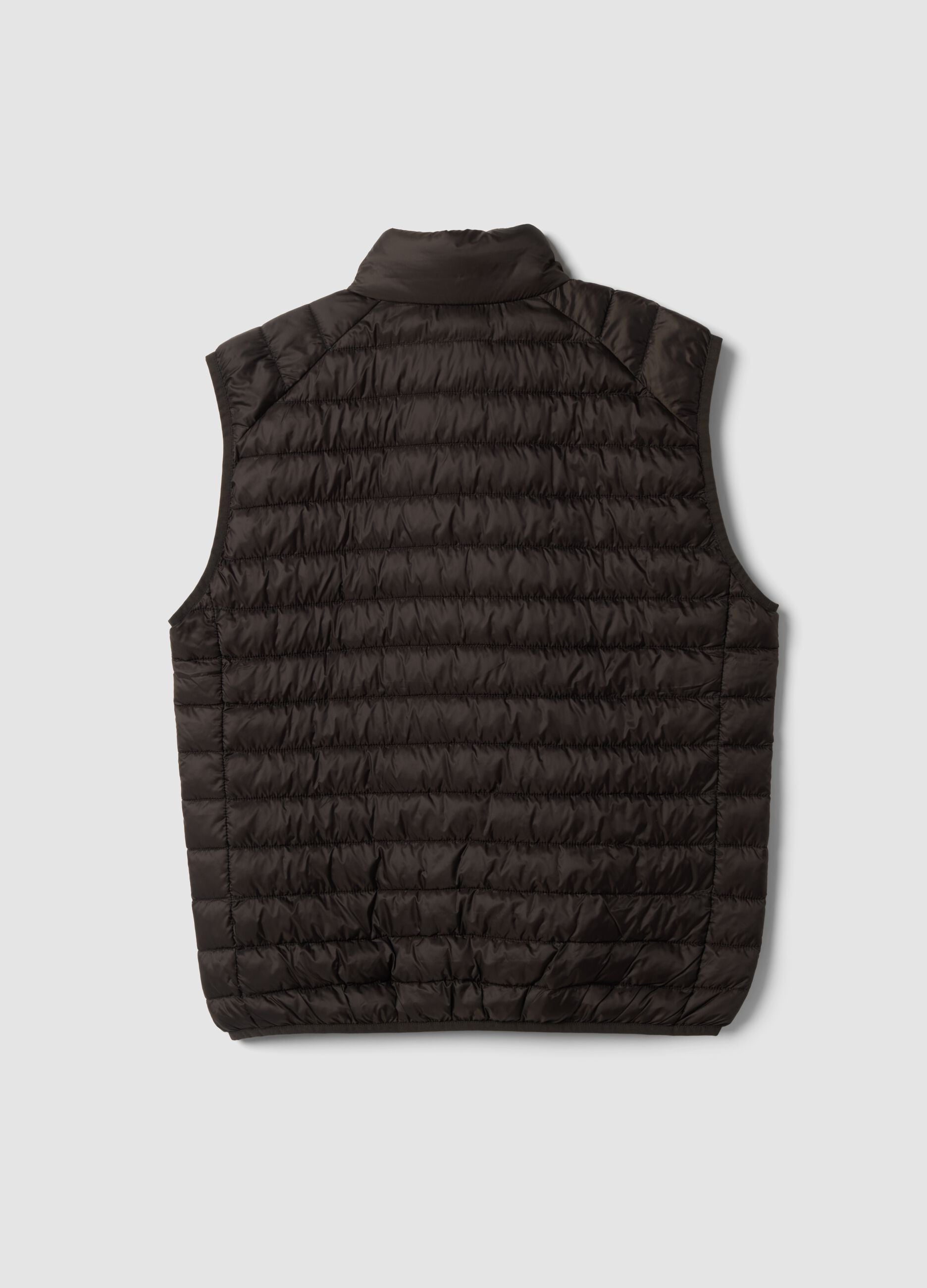 Brown Ultralight Padded Gilet with Zip