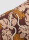 Brown tropical-print swim shorts_5