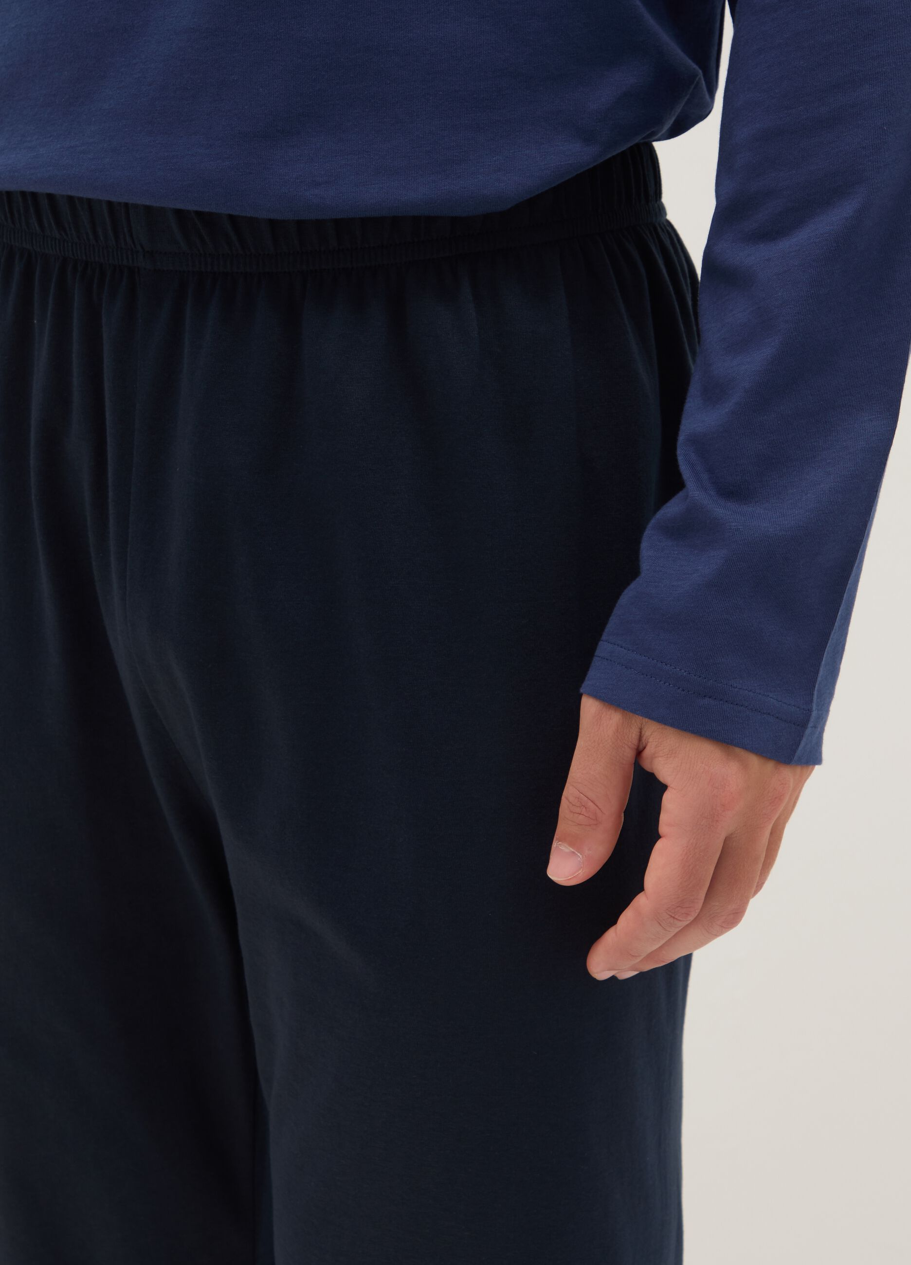 Blue pure cotton pyjamas regular fit