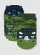 Multicoloured cotton blend socks for children with dinosaur design_0